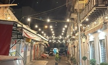 Palermo Luminarie in via dei Cipressi 2