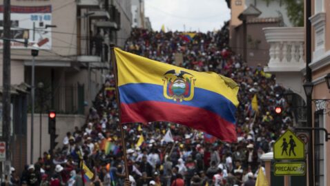 protesta in ecuador
