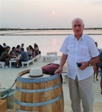 un momento privato del prof Nino Leotta