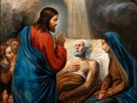 La morte di San Giuseppe chiesa Madre Aci Platani