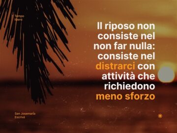 Riposo, san Josemaria Escrivà