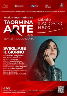 Taormina arte 2026 locandina Ambra Angiolini