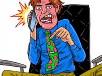 call center reazione di fastidio