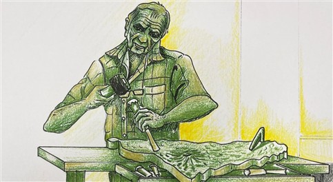 Bozza statua per salvatore Chiarenza