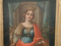 Dipinto di Santa Venera restaurato ed esposto in chiesa madre Santa Venerina