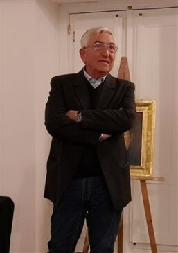 Giuseppe Pavone durante una manifestazione