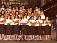 La corale Palestrina negli anni ’80 diretta dal maestro Franco Greco