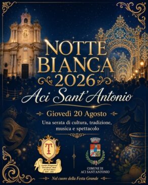 Locandina Notte Bianca Aci Sant'Antonio