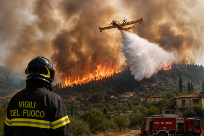 europa italia emergenza incendi