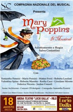 locandina Mary Poppins a Milo