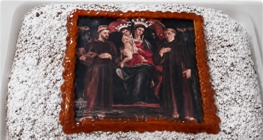 torta della nonna dedicata alla Madonna della Consolazione