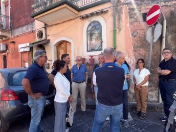 Aci Platani sopralluogo