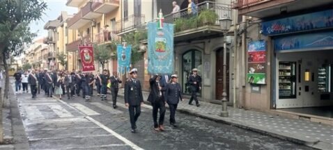 corteo sindaci bicentenario comune Zafferana