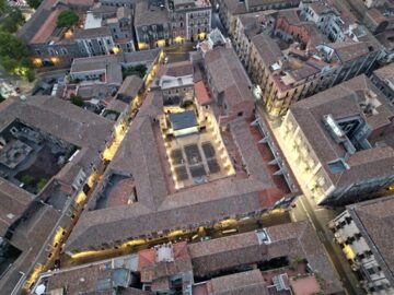 Palazzo della Cultura visto dall'alto