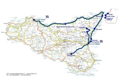 Raid dell'Etna itinerario