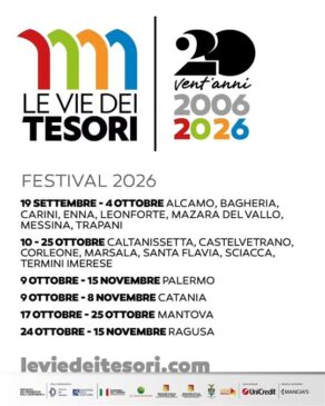 locandina le vie dei tesori