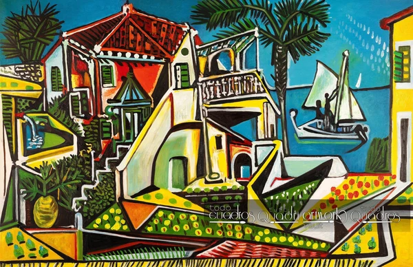 paisaje mediterraneo picasso ver4 Paesaggio mediterraneo, Picasso