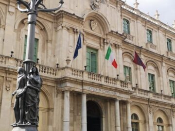 Catania, Loggia del Palazzo dell'Università
