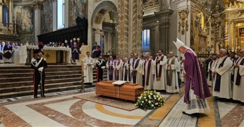 Funerali cardinale Romeo