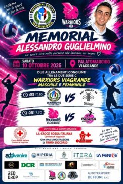 Locandina Memorial Guglielmino 2026