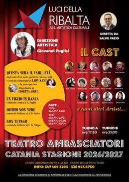 Luci della ribalta locandina