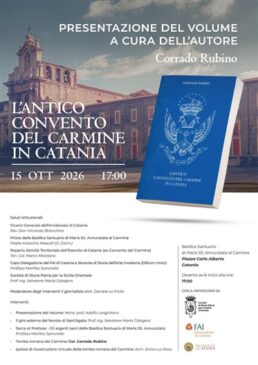 presentazione libro L'antico convento del Carmine locandina